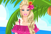 Play Barbie Hawaii Dress Up